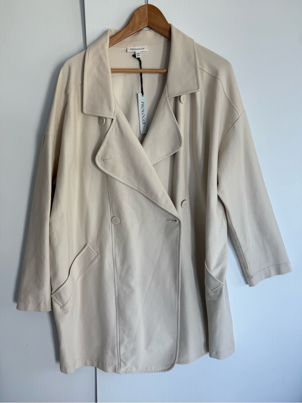 PROLOGUE Cream Trench Coat